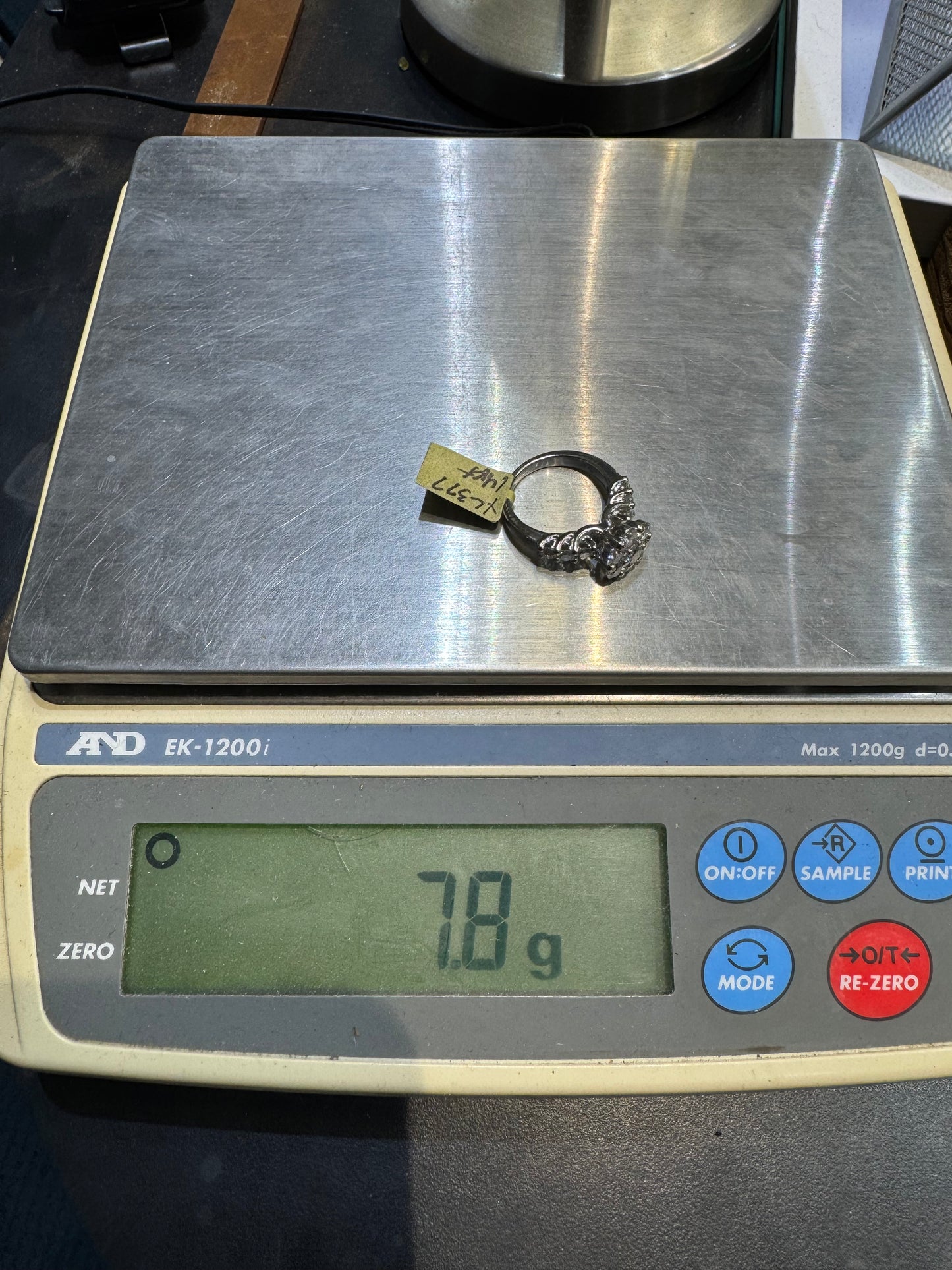 14k Gold Diamond Engagement Ring 1.75 Carats Nice Size 6.75 High Quality